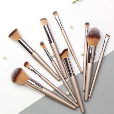 Happymakeup 10pcs  cheap makeup brush sets