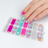 Beauty Sticker Factory Price Nail wraps Christmas/ Nail sticker wraps/real nail polish stickers